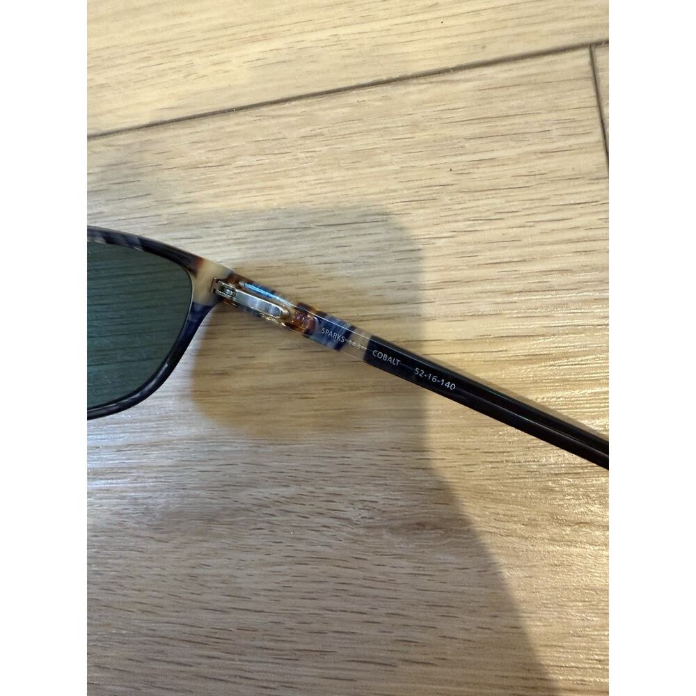 CLASSIQUE LISA LOEB FRAMES ONLY EYEGLASSES SPARKS 148 COBALT BLUE 52-16-140 - Picture 6 of 6
